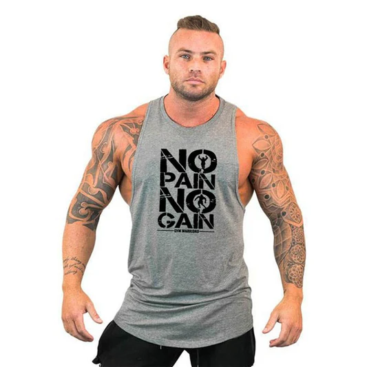 Mens Bodybuilding Hooded Tank Top