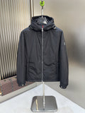 Moncler Hooded Zip-Front Jacket