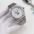Audemars Piguet White Dial Silver Bracelet Watch