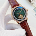 Patek Philippe Green Open-Heart Watch