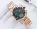 CARTIER Rose Gold Green Dial Bracelet Watch