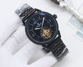 Patek Philippe Black Dial Black Bracelet Watch